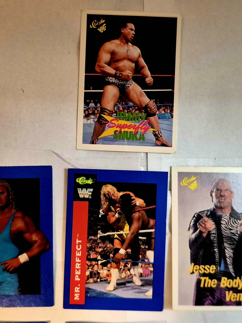 Vintage WWF & WWE Wrestling Trading Card Lot - 14 Cards